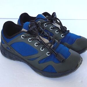 Merrell Kids Altalight Low Gray & Blue Ripstop Hiking Shoes- Size 12